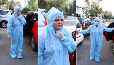 PPE किट पहने Rakhi Sawant का VIDEO हो रहा वायरल, जानें क्या है पूरा मामला