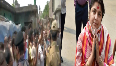 पश्चिम बंगाल : चौथे चरण के वोटिंग के दौरान बीजेपी प्रत्याशी लॉकेट चटर्जी की गाड़ी पर हमला, बाल-बाल बची जान
