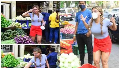VIDEO: सब्जियां खरीदने निकली राखी सावंत, दाम सुनकर निकल गई चीख…