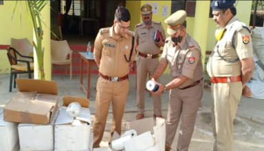 प्रतापगढ़ पुलिस की बड़ी कार्रवाई 10 करोड़ की अवैध शराब की जब्त, JCB से खोदकर निकाला गया जखीरा