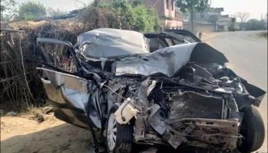 पिता, बेटे और पत्नी की सड़क हादसे में हुई मौत, बहन के तिलक चढ़ाने की कर रहे थे तैयारी