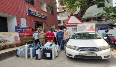 ये शख्स किराए पर देता ऑक्सीजन सिलेंडर और ऑक्सीजन कंसंट्रेटर, पुलिस ने ऐसे किया गिरफ्तार…