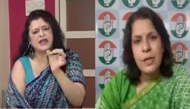 BJP प्रवक्ता संजू वर्मा ने लगाई कांग्रेस प्रवक्ता सुप्रिया श्रीनेत की क्लास, VIRAL हुआ VIDEO