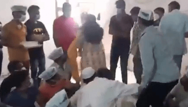 आम आदमी पार्टी की बैठक में महिला नेता ने शख्स को जड़ा थप्पड़, विडियो वायरल