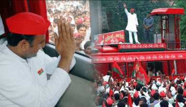 UP में चुनावी तैयारी तेज, समाजवादी पार्टी का शंखनाद, रथ यात्रा लेकर लखनऊ से उन्नाव की ओर निकले अखिलेश यादव
