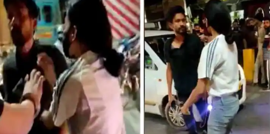 ड्राइवर को झापड़ मारने वाली लड़की बुरी फंसी, उल्टा पड़ा एक्शन