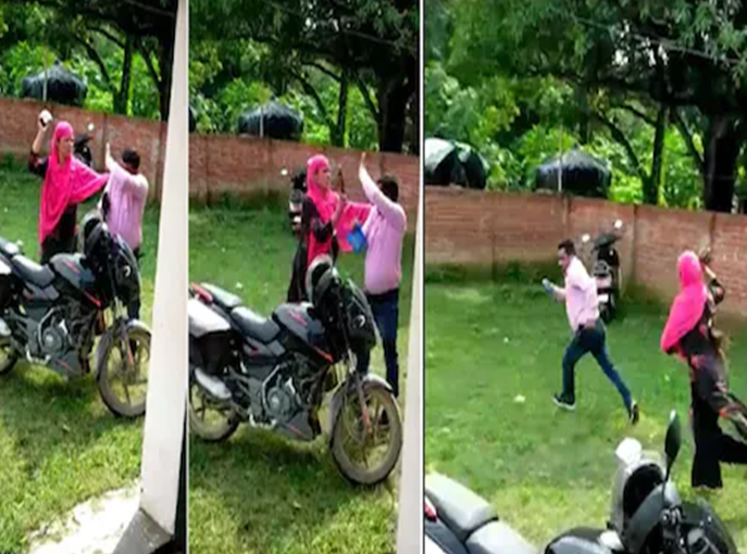 महिला शिक्षा मित्र ने की थी प्रधानाध्यापक की चप्पलों से पिटाई, विभाग ने शिक्षा मित्र और दो शिक्षकों पर की बड़ी कार्रवाई