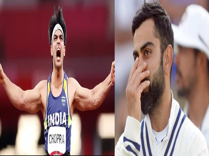 गोल्ड विजेता नीरज चोपड़ा ने बैंड वैल्यू में दी विराट कोहली को टक्कर, अंग्रेजी में सवाल पूछने पर कहा- सर हिंदी में पूछ लो…