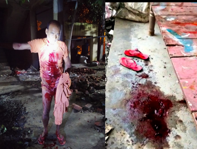 गाजियाबाद के डासना देवी मंदिर में साधु की हत्या का प्रयास, पेपर कटर से किया गया कई वार