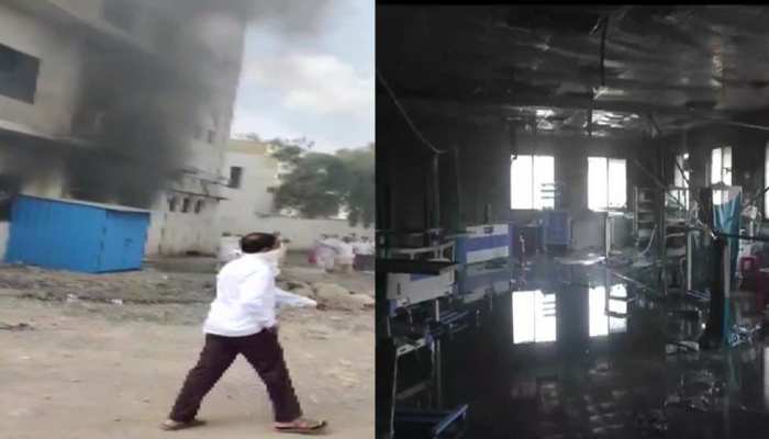महाराष्ट्र के अहमदनगर जिला अस्पताल में लगी भीषण आग, 10 लोगों की दर्दनाक मौत, 6 घायल