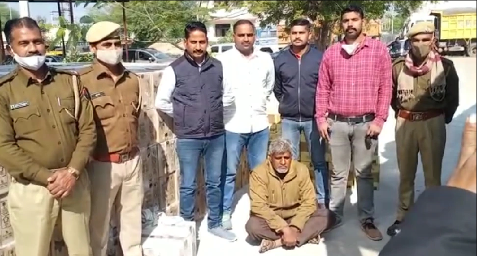 Chittorgarh में पुलिस ने की 50 लाख की शराब जब्त…