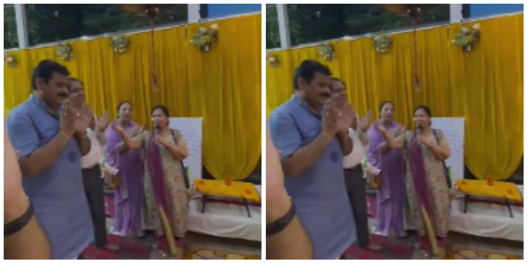 भाजपा नेता कृपा सिंह ने मंदिर में की पूजा, गरीबों में बांटा भोजन, पढ़ें