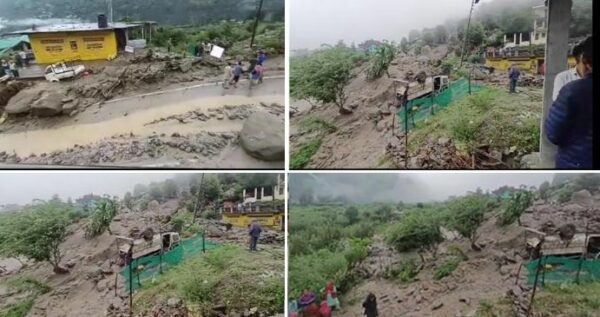 हिमाचल में बरपा कुदरत का कहर, दो स्थानों पर फटे बादल, गंगा नदी भी उफान पर