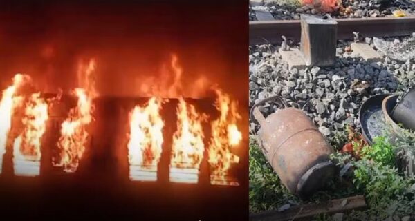 ट्रेन के प्राइवेट कोच में आग, यूपी के 10 तीर्थयात्रियों की मौत