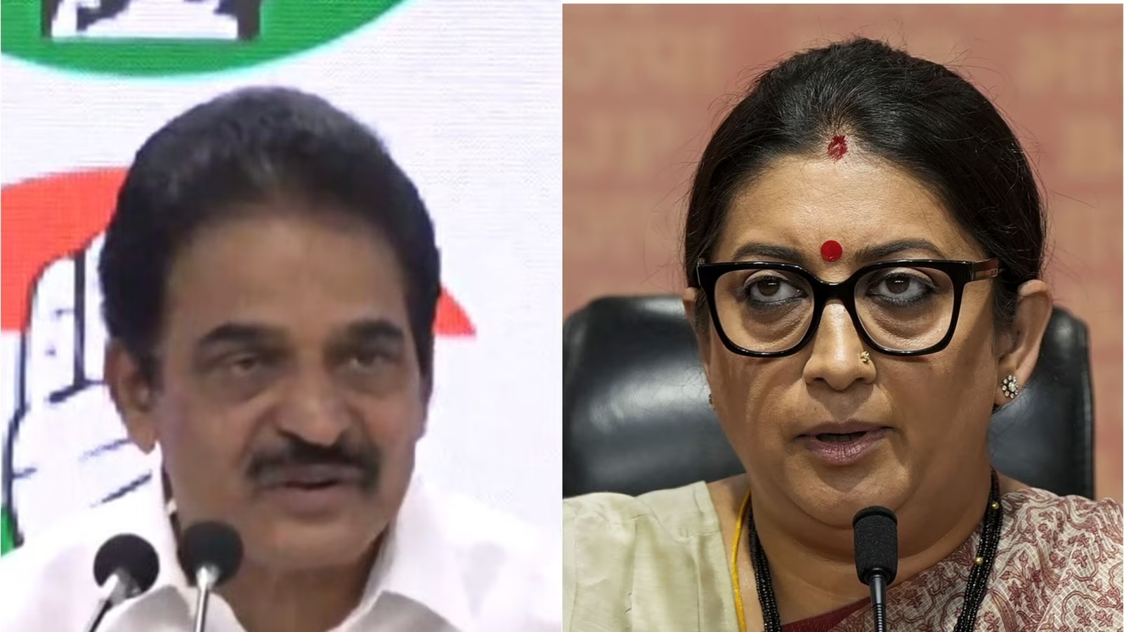 कांग्रेस नेता केसी वेणुगोपाल ने महिला आरक्षण बिल पर स्मृति ईरानी की आलोचना के खिलाफ गांधी परिवार का किया बचाव