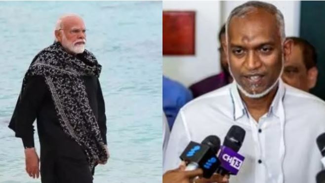 आपत्तिजनक टिप्पणी से बैकफुट पर मालदीव सरकार, अपने तीन मंत्रियों को किया सस्पेंड