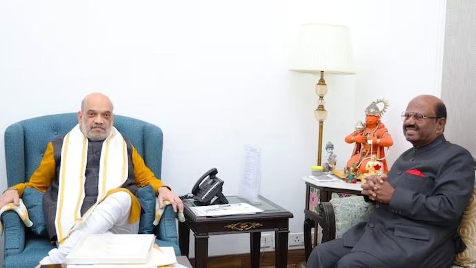 पश्चिम बंगाल: आनंद बोस ने अमित शाह से मुलाकात की, ‘लंबित केंद्रीय धन’ मुद्दे पर करी चर्चा