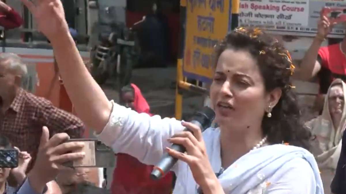 ‘मैं स्टार नहीं, आपकी बेटी हूं’ भाजपा उम्मीदवार कंगना रनौत ने हिमाचल के मंडी में किया रोड शो
