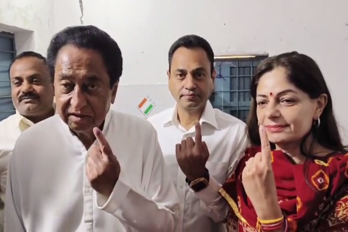 Loksabha Election: वोटिंग के बाद जोश में नजर आए कमलनाथ, जीत को लेकर कर दिया ये बड़ा दावा