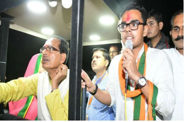 Loksabha Election: शिवराज सिंह के बेटे का बड़ा बयान, बोले- कांग्रेस का वोट बैंक कायम