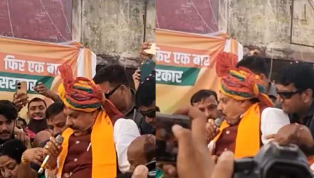 Loksabha Election: बाल-बाल बचे सीएम मोहन यादव, चलते रोड शो में टूटा मंच