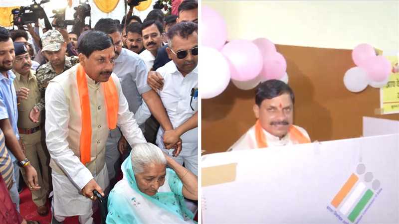 MP LS Election Phase 4 Voting: चौथे चरण में मालवा-निमाड़ की 8 सीटों पर वोटिंग शुरू, सीएम मोहन यादव ने डाला वोट