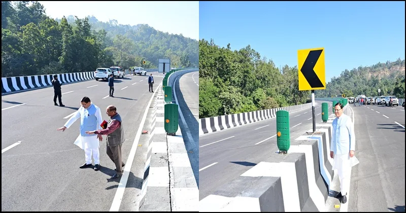 दिल्ली-देहरादून की दूरी सिर्फ ढाई घंटे में, एक्सप्रेसवे निर्माण कार्यों का निरीक्षण किया CM धामी ने