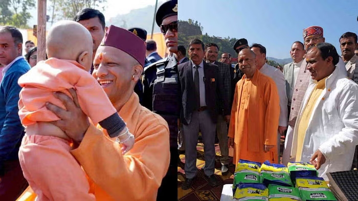 उत्तराखंड दौरे पर CM योगी: बच्चे को दुलारते दिखे, पलायन पर जताई चिंता, कई महत्वपूर्ण कार्यक्रमों में लिया भाग