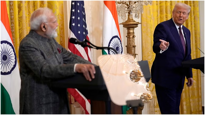PM मोदी मुझसे ज्यादा सख्त वार्ताकार, उनसे कोई मुकाबला नहीं, प्रेस कॉन्फ्रेंस में ट्रंप ने पीएम मोदी की करी सराहना
