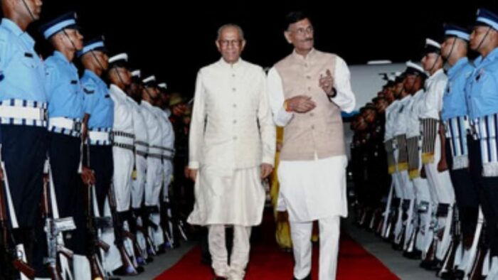 Mauritius PM India Visit: दिल्ली में मॉरीशस PM का रक्षा मंत्री ने किया स्वागत