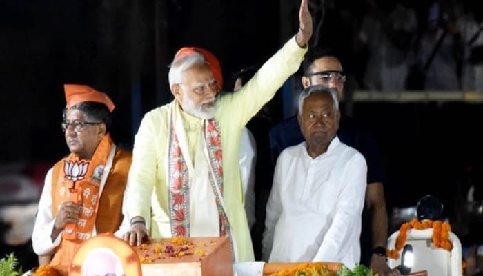 PM Modi Bihar Visit : पीएम मोदी का पटना में भव्य रोड शो, बांकीपुर विधानसभा में उमड़ेगा जनसैलाब