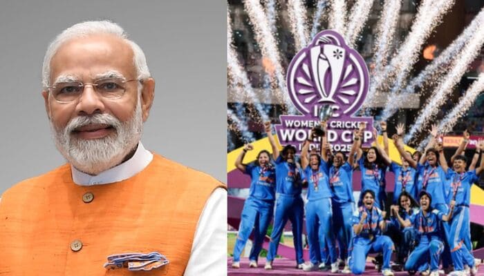 Delhi : महिला विश्वकप विजेता टीम ने पीएम मोदी से की मुलाकात