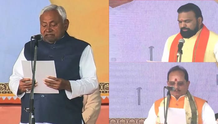 Bihar News: नीतीश कुमार ने 10वीं बार संभाली बिहार की कमान, गांधी मैदान में हुआ भव्य शपथ ग्रहण