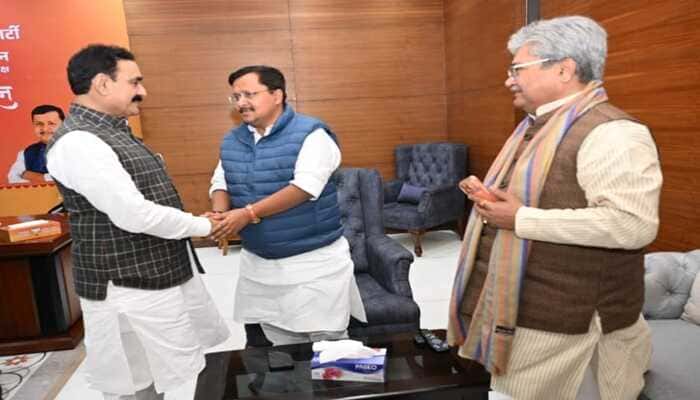 MP News: पूर्व गृह मंत्री डॉ. नरोत्तम मिश्रा ने दिल्ली में नितिन नबीन से मुलाकात कर शुभकामनाएं दीं