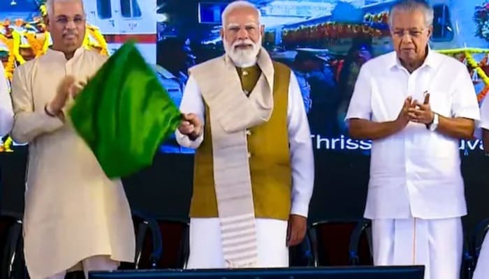 Thiruvananthapuram: पीएम मोदी ने केरल के लिए अमृत भारत एक्सप्रेस ट्रेनों को दिखाई हरी झंडी