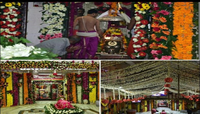 महाशिवरात्रि के लिए विदेशी फूलों से सज रहा महाकाल मंदिर... सिंगापुर-हांगकांग समेत चार देशों से आए फूल, नटराज मंदिर की थीम पर भव्य सजावट