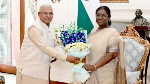 राष्ट्रपति मुर्मू से मिले राज्यपाल श्री पटेल, जनता को दी ‘गुड़ी पड़वा’ और ‘भारतीय नव वर्ष’ की बधाई