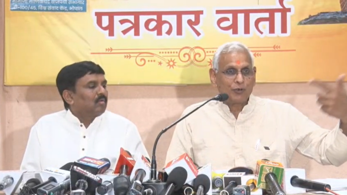 राष्ट्रीय स्वयं सेवक संघ की प्रेस वार्ताः देशभर में संघ के विस्तार की जानकारी दी