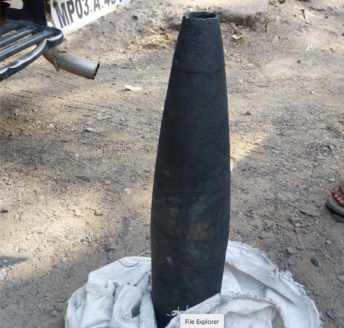 बम ब्लास्ट के फरार आरोपी के घर के पीछे मिला बम का खोल, दो साल पुराने धमाके की यादें ताज़ा