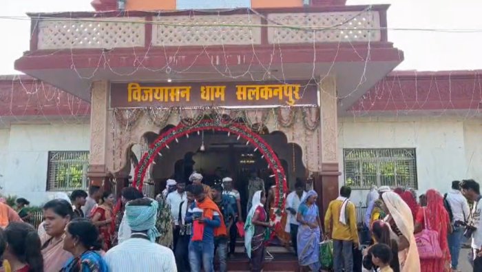 घट एवं ज्योत स्थापना के साथ देवी धाम सलकनपुर में चैत्र नवरात्रि श्रद्धा-भक्ति के साथ शुरू