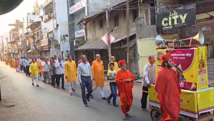 शहर में गूंजे जय श्रीराम के जयकारे! प्रभात फेरी और भजन-कीर्तन का दिखा अद्भुत नज़ारा