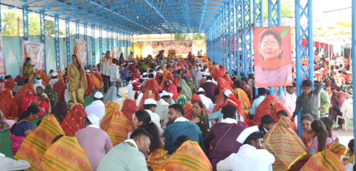 मुख्यमंत्री कन्या विवाह व निकाह योजना के तहत दांपत्य जीवन में बंधे 197 नवदंपत्ति जोड़े