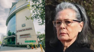 गंगा राम अस्पताल में भर्ती सोनिया गांधी , मां से मिलने अस्पताल पहुंचे राहुल