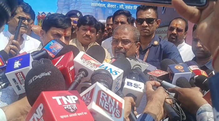 केंद्रीय मंत्री धर्मेंद्र प्रधान ने मीडिया से की बात, बोले- महाकाल हमारी परंपरा में काल गणना का केंद्र बिंदु