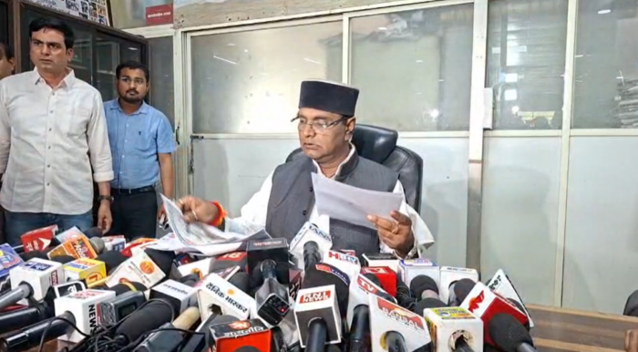 मंत्री विश्वास सारंग का कांग्रेस पर तीखा हमला, बोले- भ्रष्टाचारियों को बचाने में लगी कांग्रेस