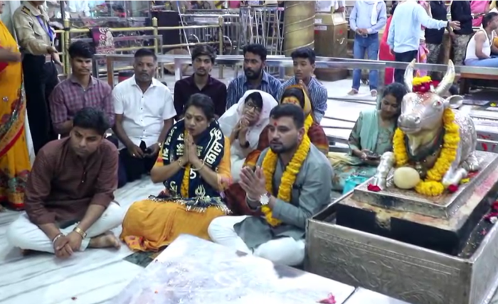 महाकाल के दरबार में पहुंचीं सांसद लता वानखेड़े, देश प्रदेश के कल्याण के लिए मांगी दुआ