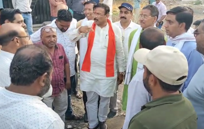 सांसद ने सीवरेज कार्यों का किया निरीक्षण, कार्यों को अच्छी गुणवत्ता के साथ पूरा करने के दिए निर्देश