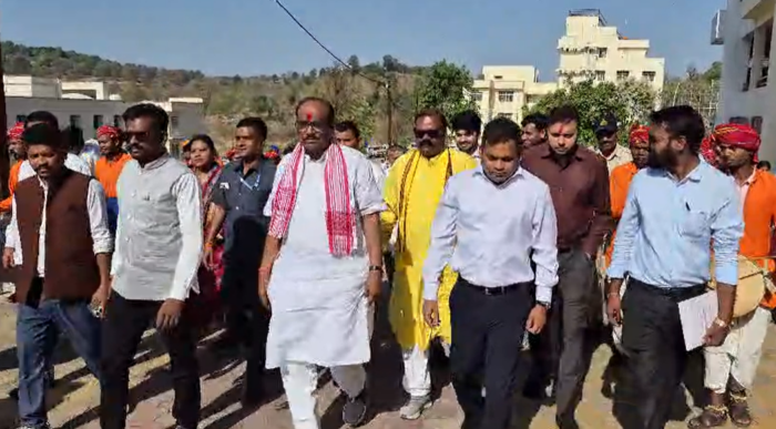 केन्द्रीय राज्य मंत्री ने किया तामिया महाविद्यालय का निरीक्षण, कई कार्यक्रमों में की शिरकत