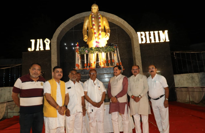 मुख्यमंत्री डॉ. मोहन यादव अंबेडकर जयंती के कार्यक्रम में हुए शामिल, बोले- मोदी सरकार का ‘पंच तीर्थ विकास’ का निर्णय ऐतिहासिक