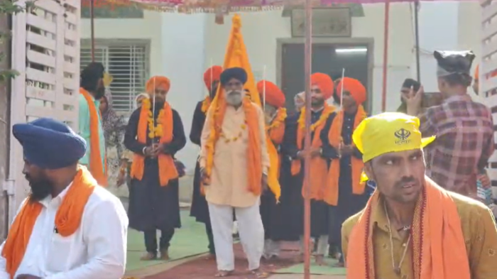 बैसाखी के पर्व पर उमड़ा आस्था का सैलाब: 150 संगत के साथ श्री हजूर साहिब के लिए रवाना हुआ जत्था